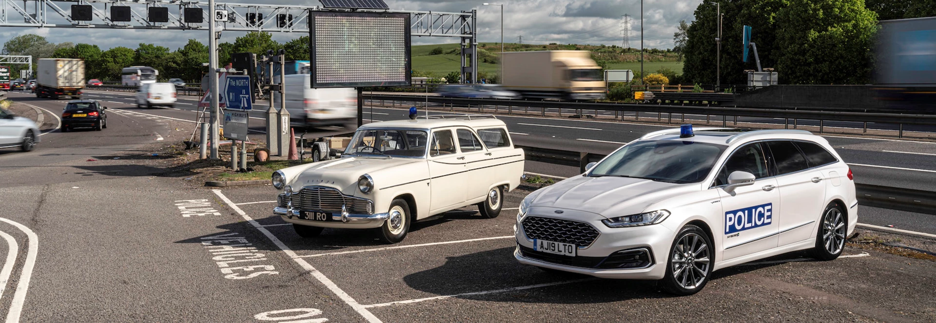 Ford helps to celebrate 60 years of the M1 motorway 